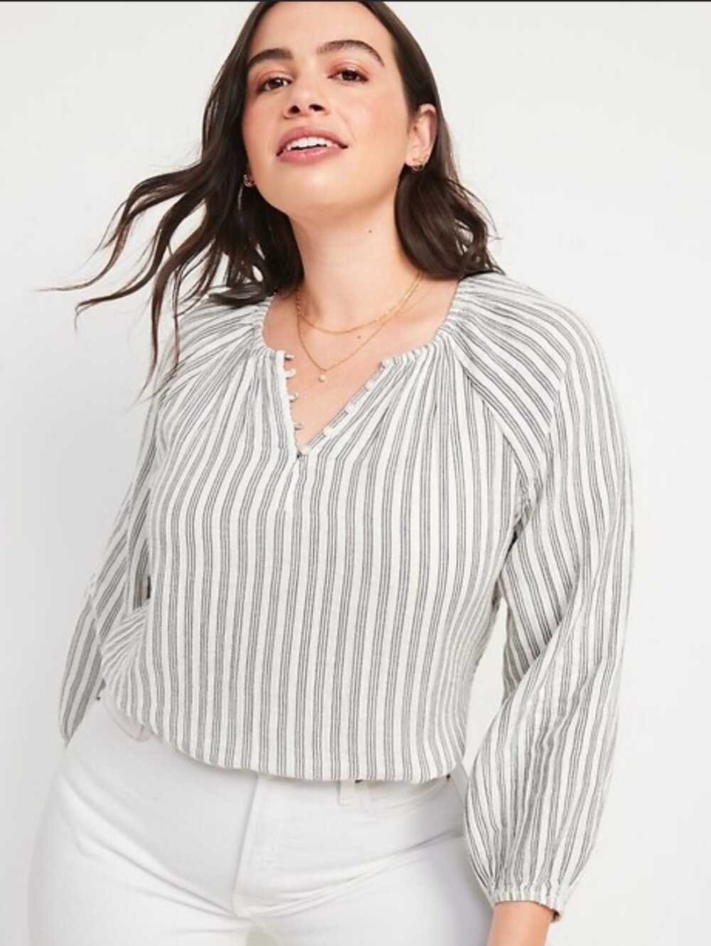 Women's Old Navy Striped Top Sz Large